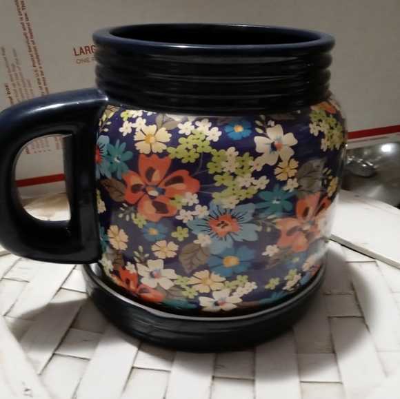 🎋💐VINTAGE-CERAMIC FLORAL FARM JUG🏡🏫Size 8"×10", A FABULOUS GIFT. - Picture 13 of 16